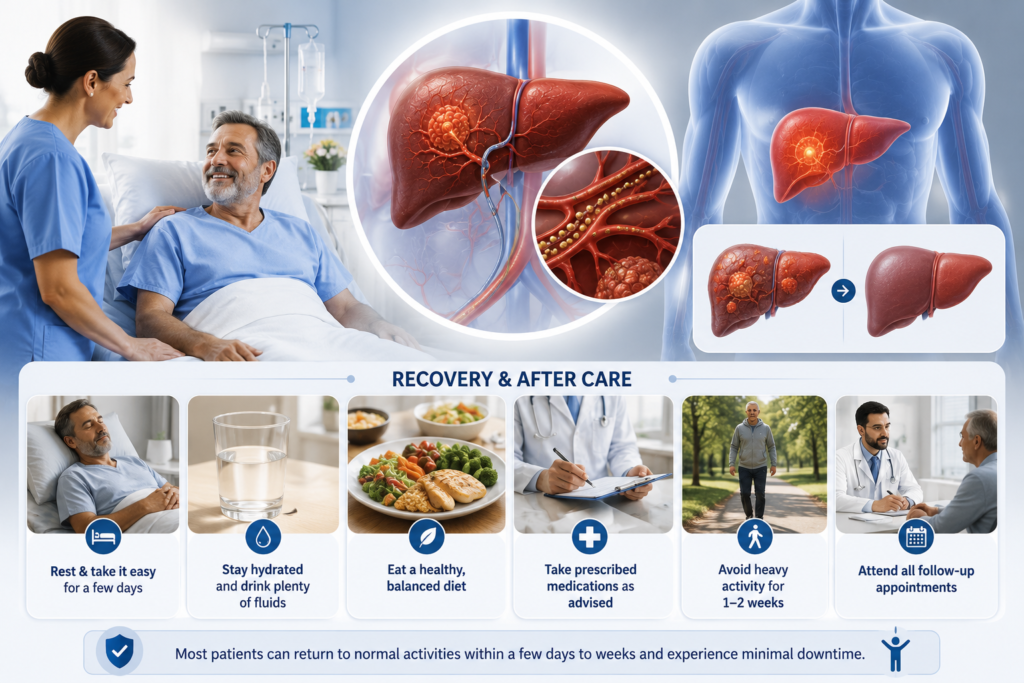 tare treatment of recovery and after care