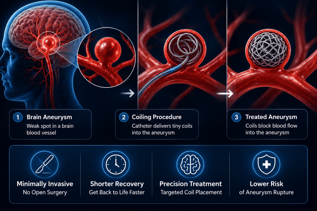 Brain Aneurysm Coiling in Mohali