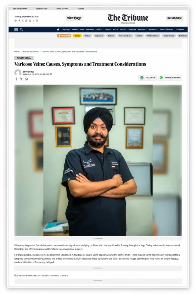 Dr Tegbir sidhu Media Post